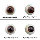 لنز چشم رویال ویژن مدل OCRE کد 17 رنگ عسلی طبیعی دوردار