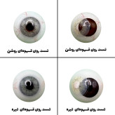لنز چشم رویال ویژن مدل LAZORD کد 19 رنگ سبز عسلی بدون دور