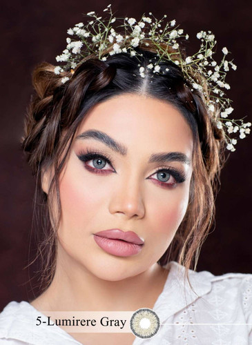 لنز چشم رویال ویژن مدل LUMIRERE GRAY کد 05 رنگ طوسی سبز دوردار