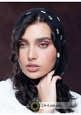 لنز چشم رویال ویژن مدل LEMONY کد 24 رنگ سبز لیمویی روشن بدون دور