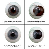لنز چشم رویال ویژن مدل SMERALE کد 26 رنگ طوسی آبی طبیعی دوردار