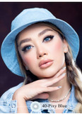 لنز چشم رویال ویژن مدل PIXY BL کد 40 رنگ آبی عروسکی