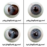 لنز چشم رویال ویژن مدل AQUA MARINE کد 42 رنگ آبی دریایی دوردار