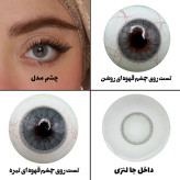 لنز چشم هرا مدل 23 کد ACTA230 رنگ طوسی دوردار