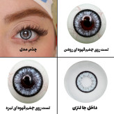 لنز چشم هرا مدل 24 کد HCD260 رنگ آبی یخی دوردار