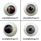 لنز چشم هرا مدل 27 کد ACRA330 رنگ سبز با ته مایه عسلی بدون دور