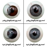 لنز چشم هرا مدل 29 کد AQYA360 رنگ آبی طبیعی دوردار