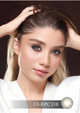 لنز فصلی بیوتی، شماره 13 مدل EPC310 هاله دار و رگه دار طوسی عسلی تیره