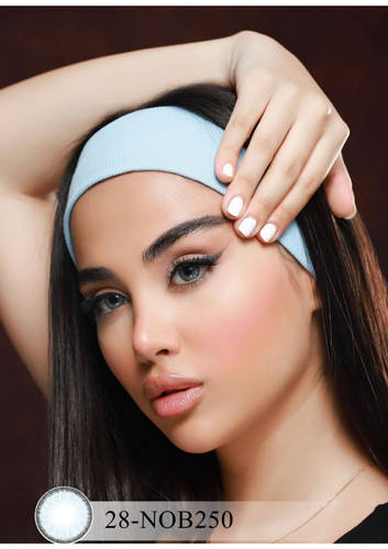 لنز فصلی بیوتی، شماره 28 مدل NOB250 دور دار آبی یخی