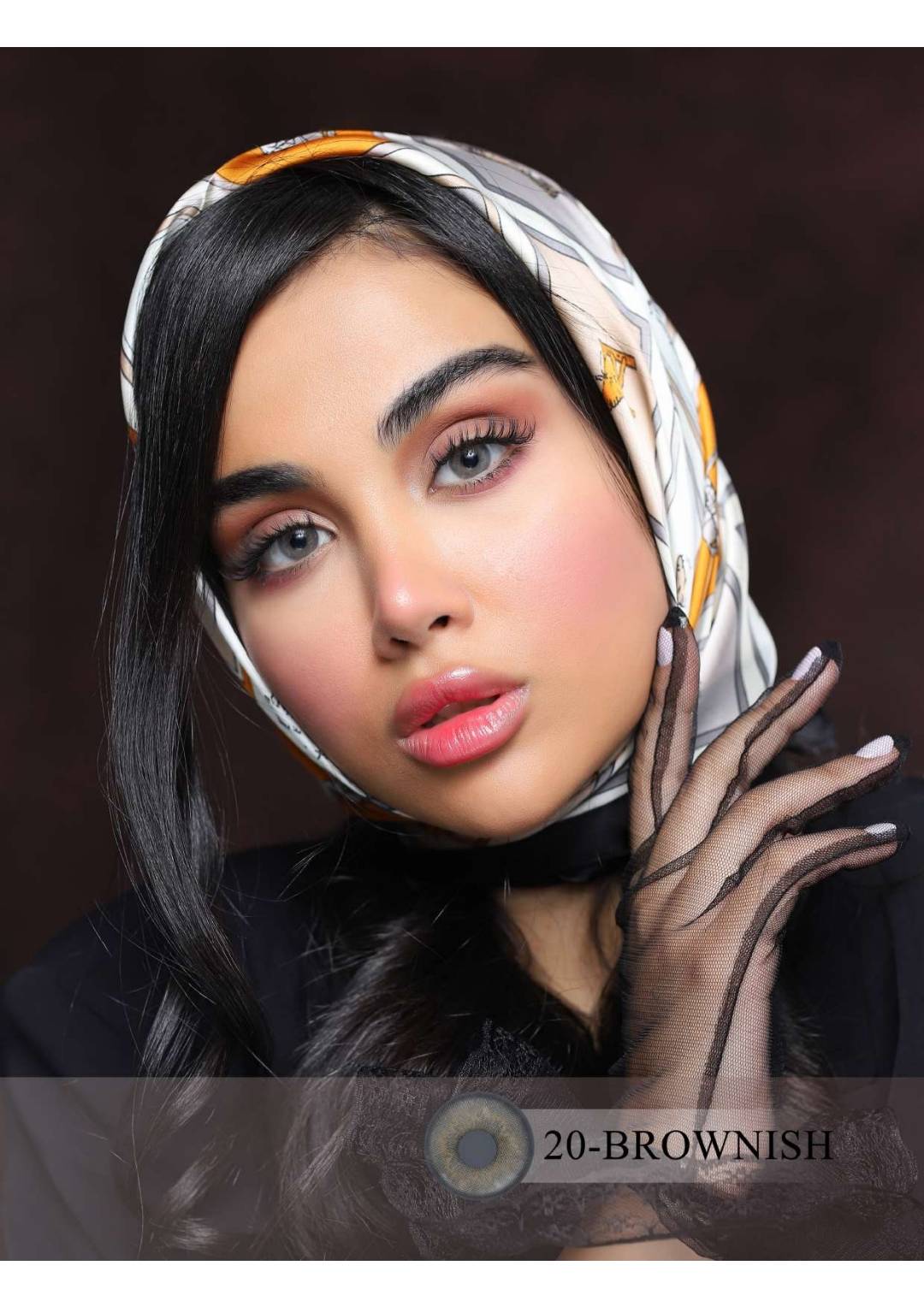 لنز کانفست شماره 20 مدل Brownish قهوه‌ای