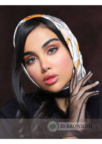 لنز کانفست شماره 20 مدل Brownish قهوهای