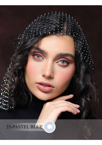 لنز کانفست شماره 23 مدل Pastel Blue آبی پاستلی