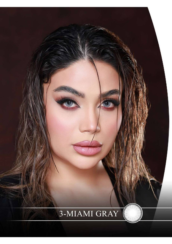 لنز چشم هرا گریس مدل Miami gray کد 03 رنگ طوسی دوردار