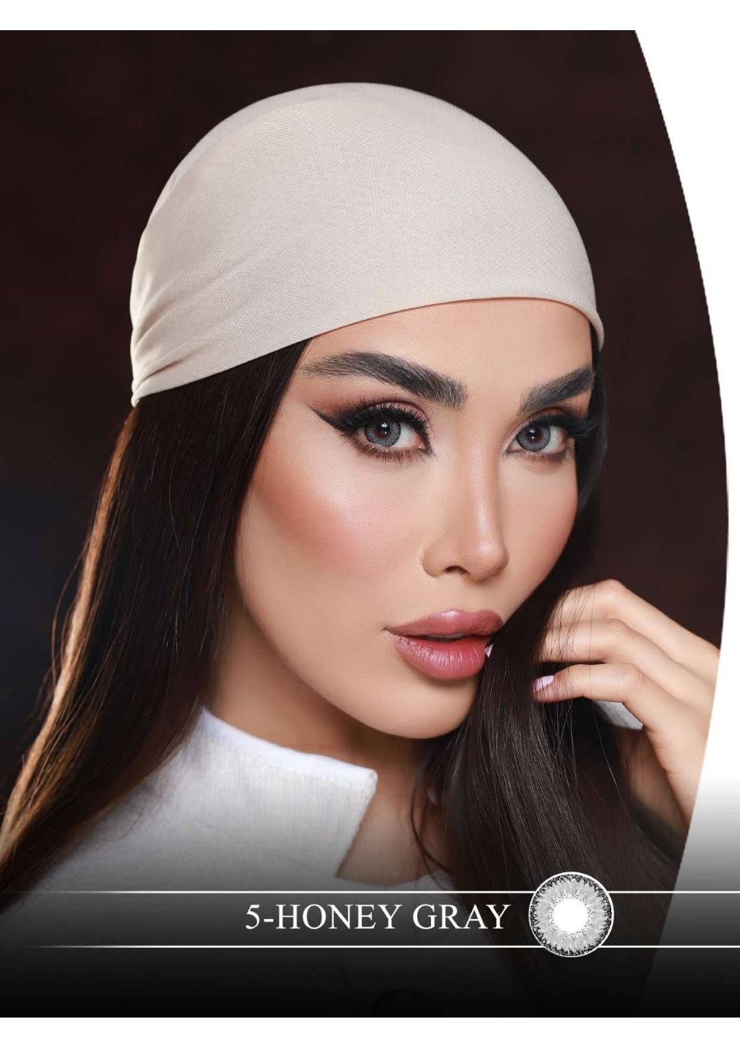 لنز چشم هرا گریس مدل  Honey gray  کد 05 رنگ طوسی دوردار