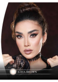 لنز چشم هرا گریس مدل Ava brown کد 06 رنگ خاکستری عسلی