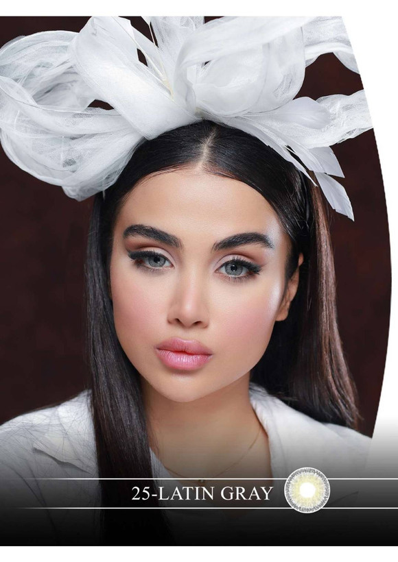 لنز چشم هرا گریس مدل Latin gray کد 25 رنگ طوسی اروپایی