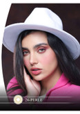 لنز چشم هرا گریس مدل Perle کد 26 رنگ میکس طوسی عسلی دوردار