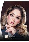 لنز چشم هرا گریس مدل Coco کد 34 رنگ عسلی دور تیره