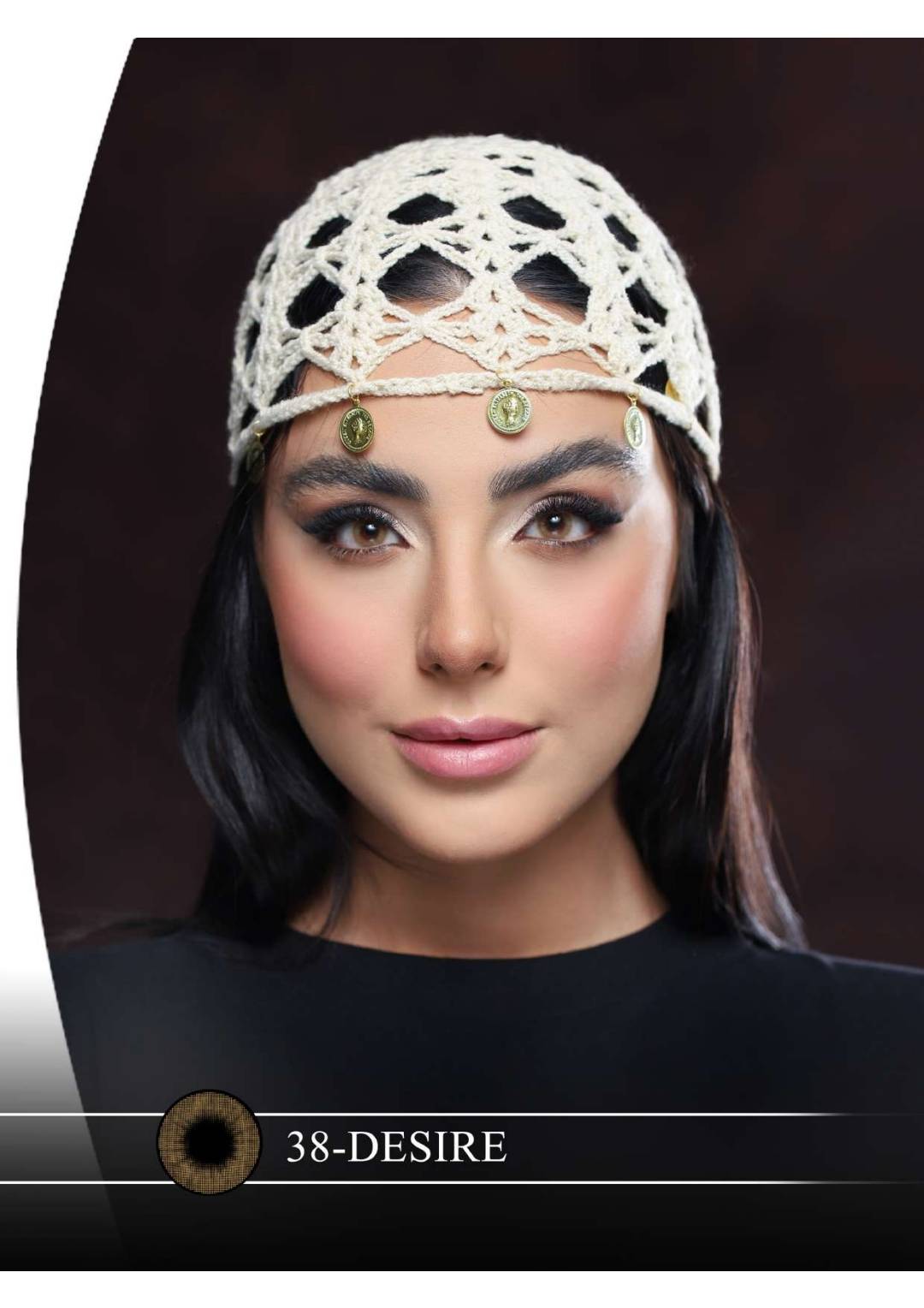 لنز چشم هرا گریس مدل Desire کد 38 رنگ عسلی طلایی