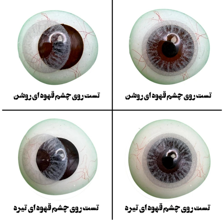 لنز چشم هرا گریس مدل Diamond gray کد 01 رنگ خاکستری روشن