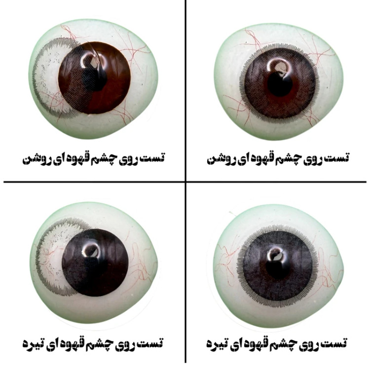 لنز چشم هرا گریس مدل Purple کد 07 رنگ خاکستری تیره